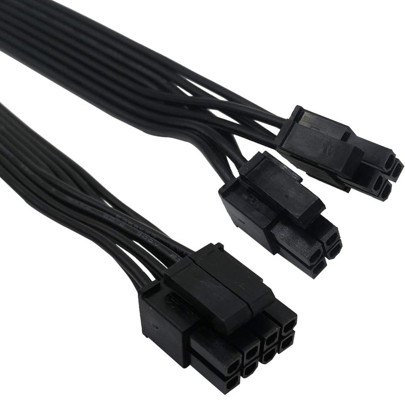COMeap CPU Cable for Seasonic PSUs, PCIe 8 Pin Male to CPU 8 Pin (4+4 Detachable) Male EPS-12V Motherboard Power Adapter 25-inch(63cm) - Image 3
